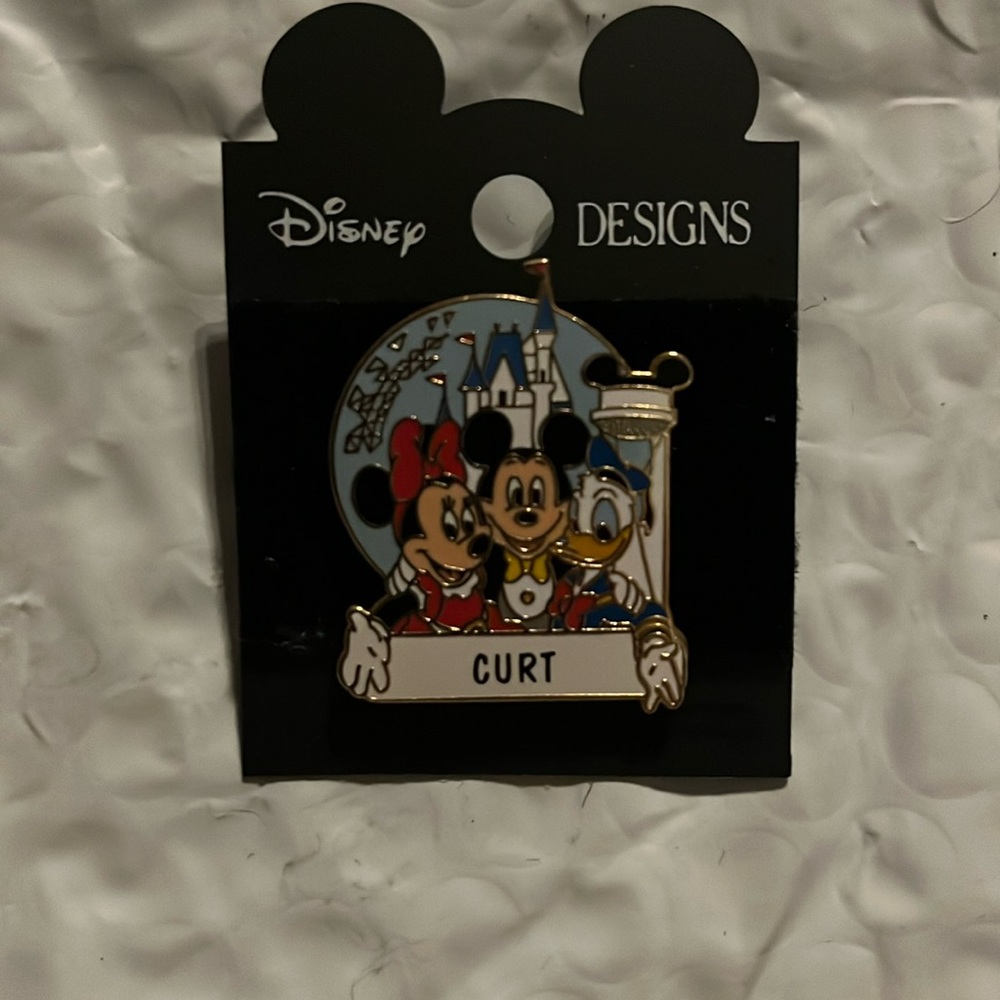 Vintage Disney Name Pin